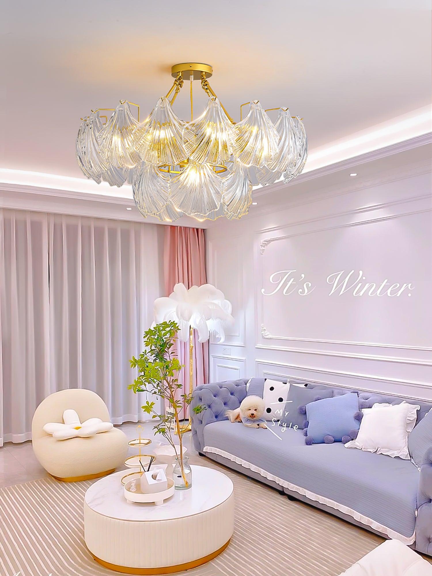 WOW Ribbed Shell Ceiling light
