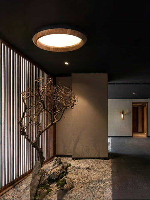 WOW Ripple Wood Ceiling Light