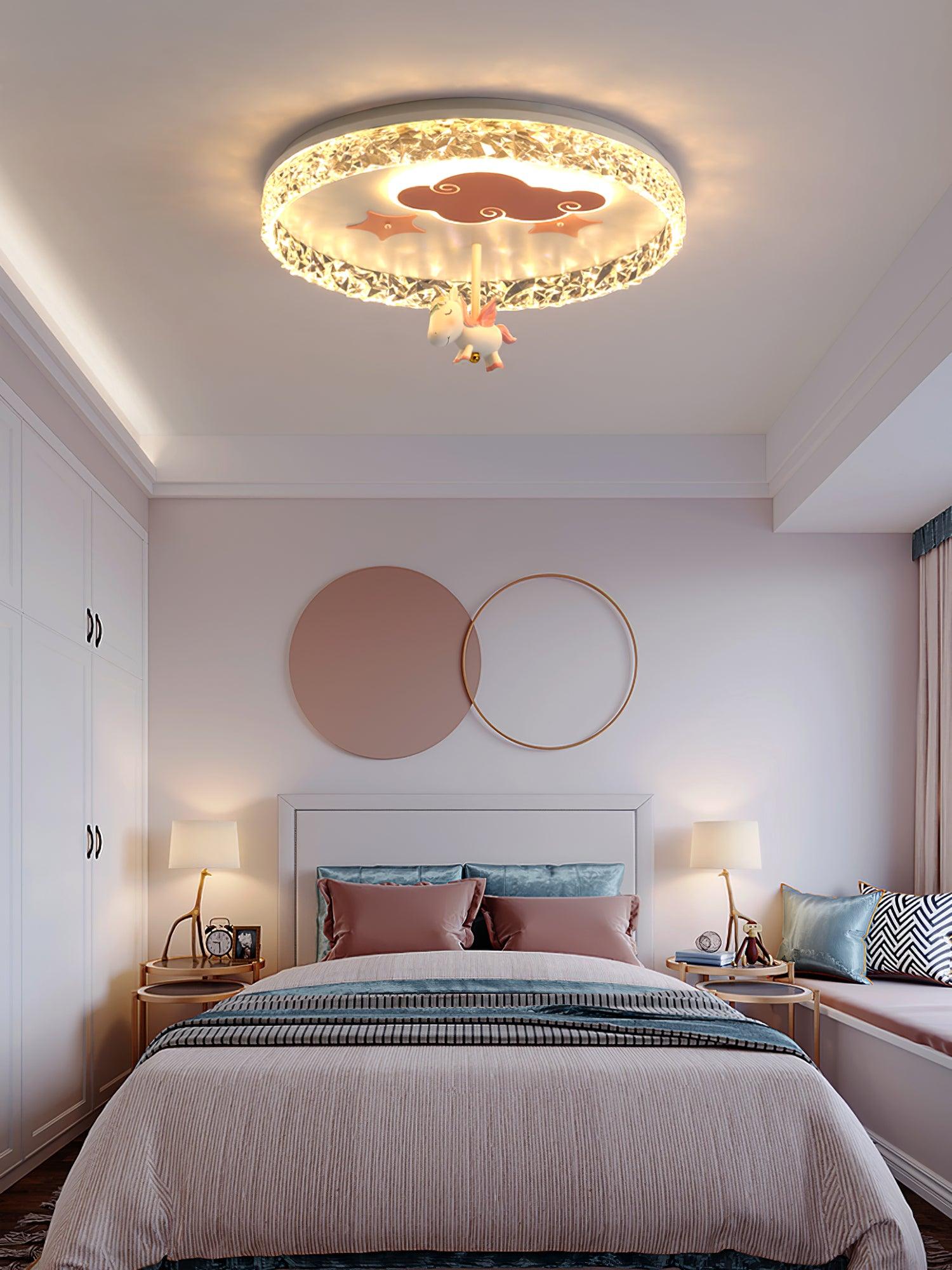 WOW Round Carousel Children's Ceiling Lamp