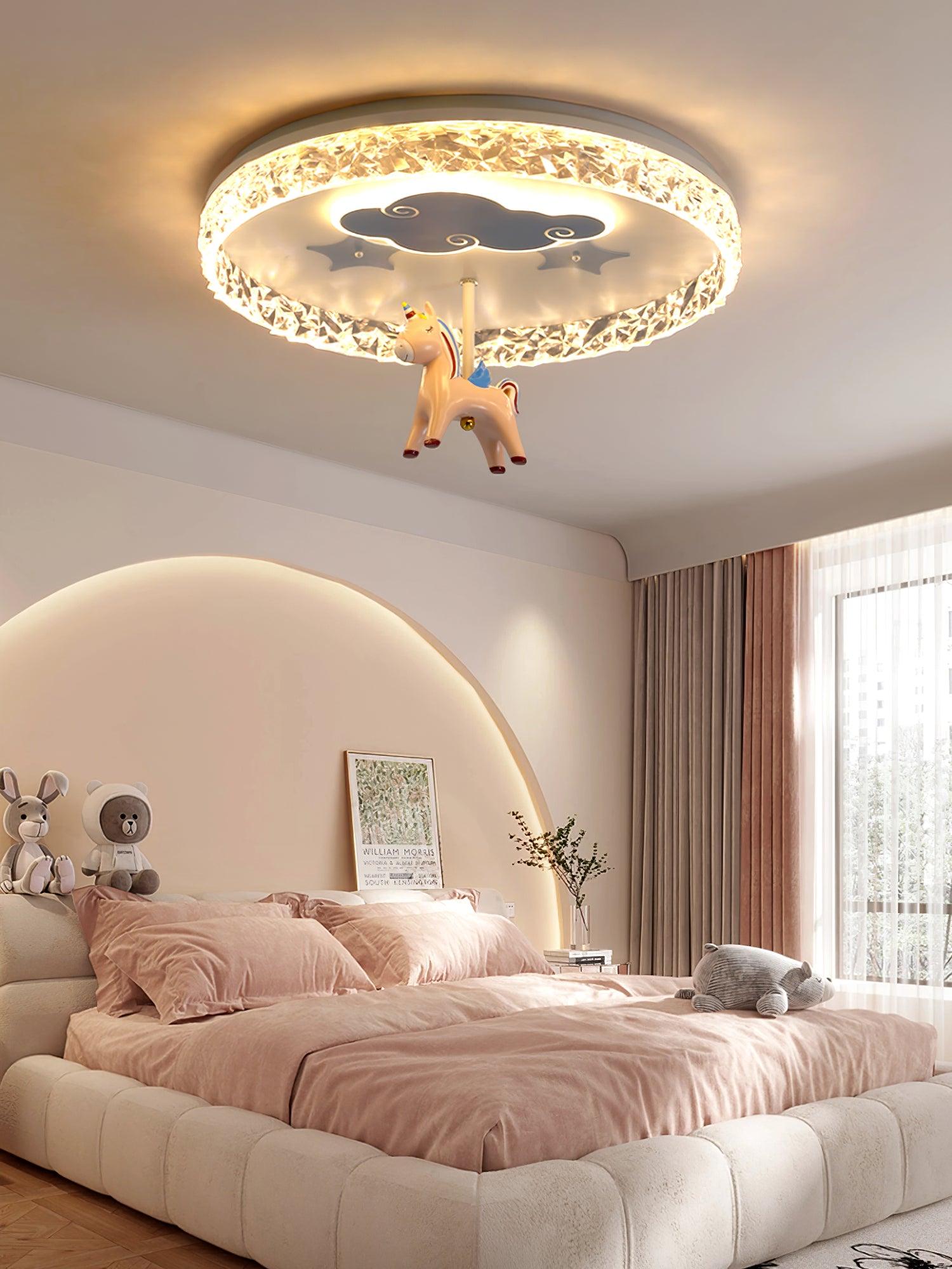 WOW Round Carousel Children's Ceiling Lamp