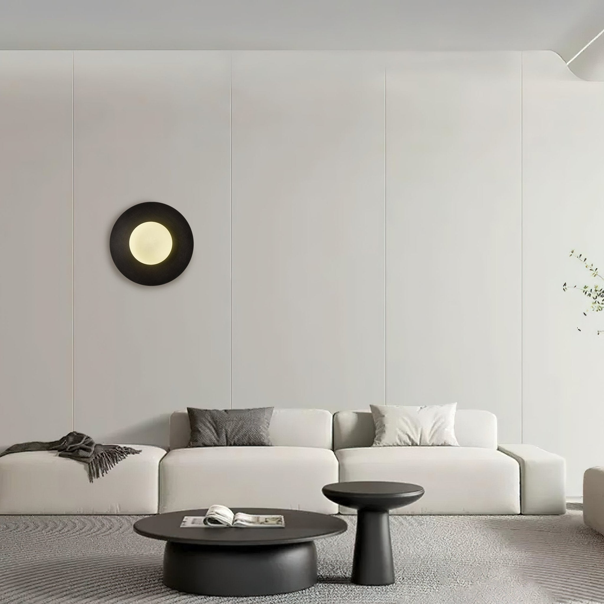 WOW Round Glass Art Wall Lamp