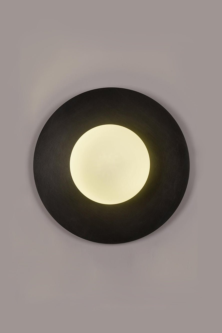 WOW Round Glass Art Wall Lamp