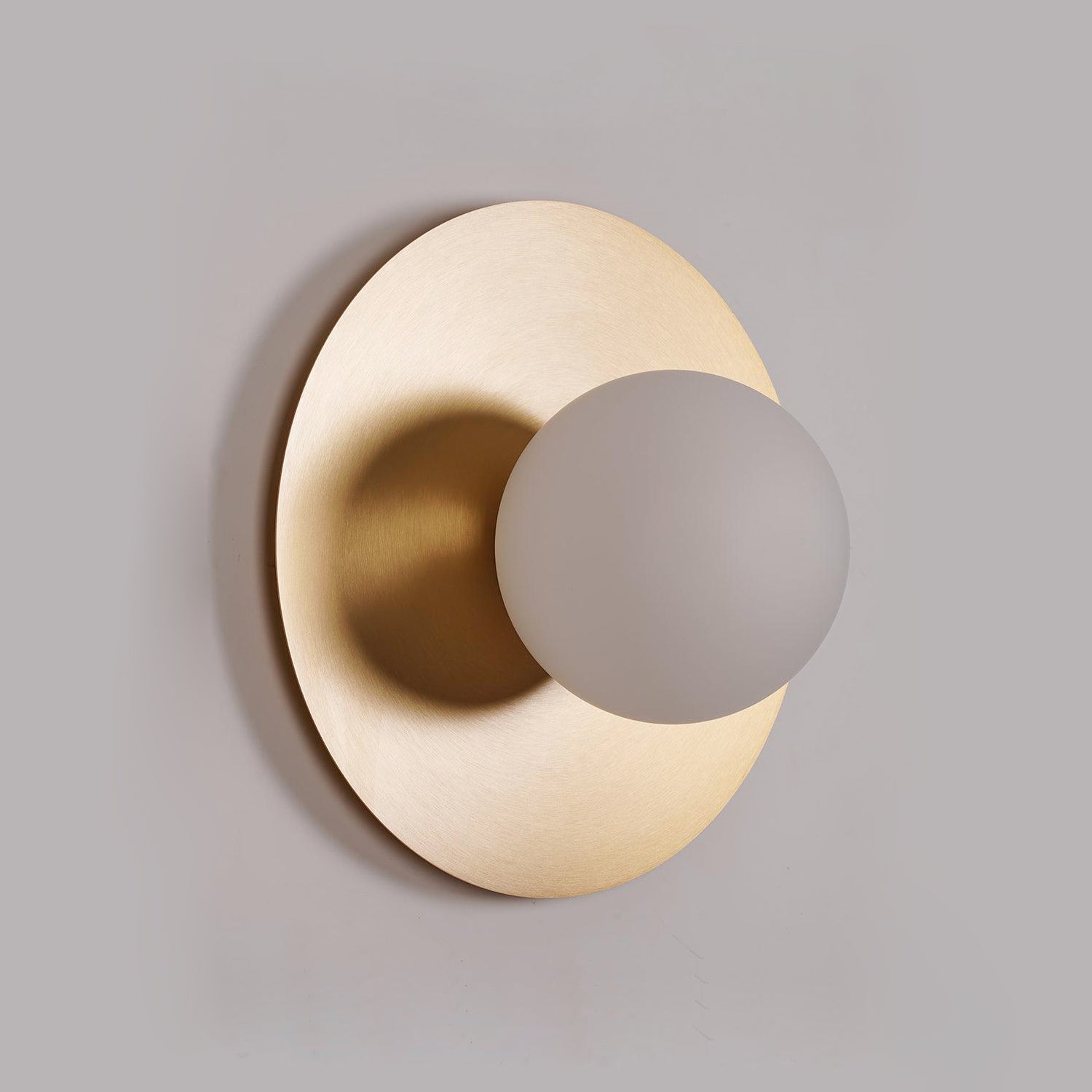 WOW Round Glass Art Wall Lamp