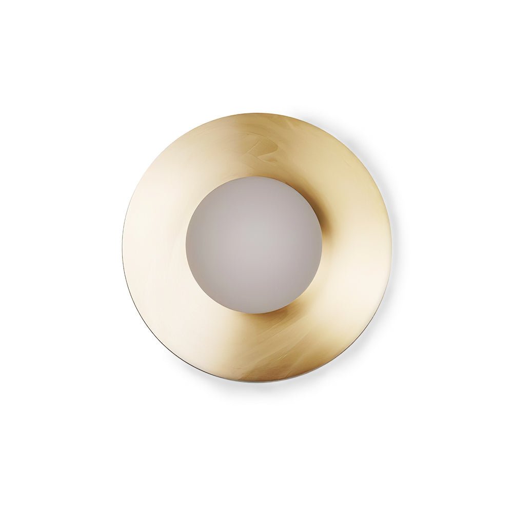 WOW Round Glass Art Wall Lamp