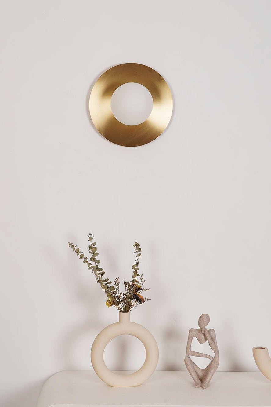 WOW Round Glass Art Wall Lamp