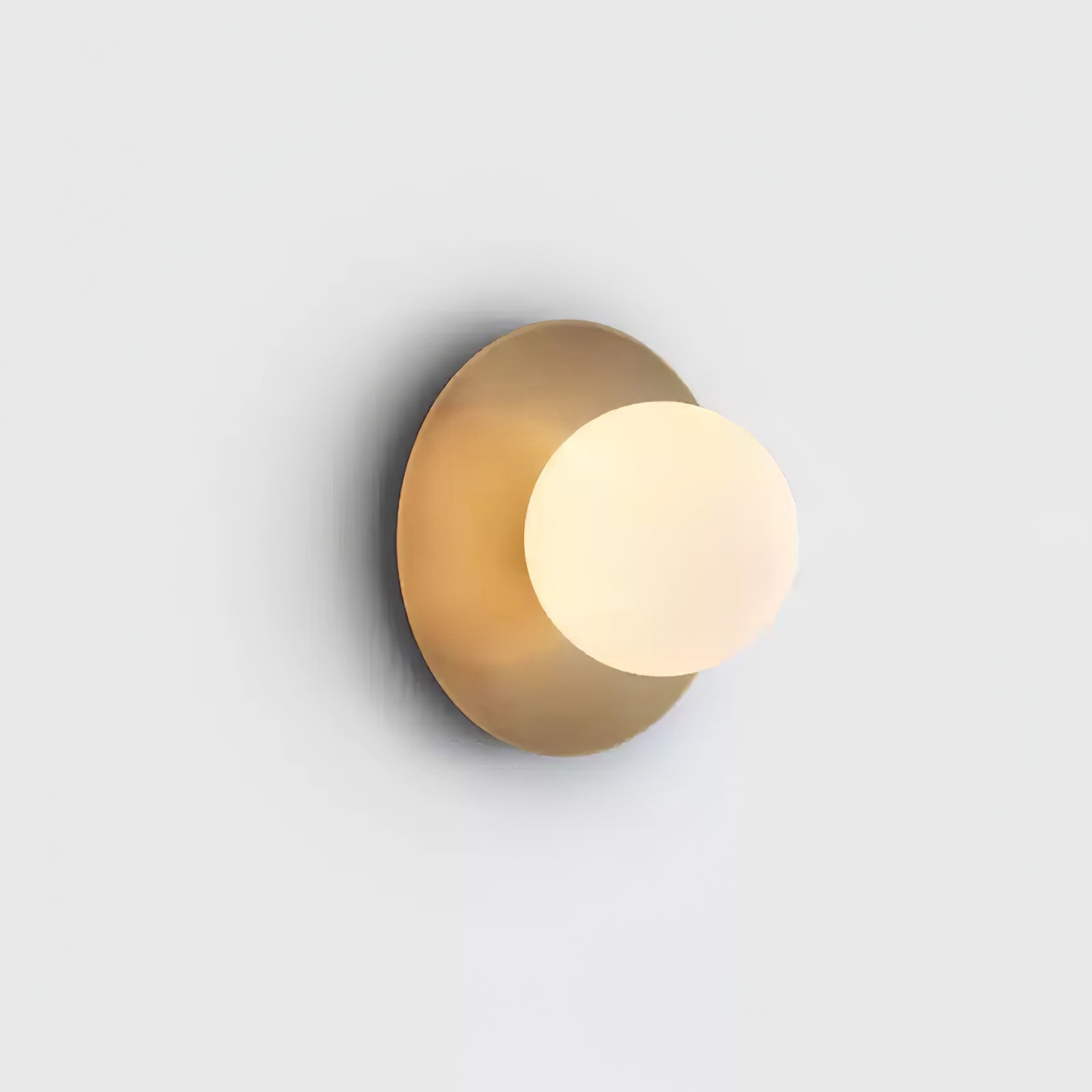 WOW Round Glass Art Wall Lamp