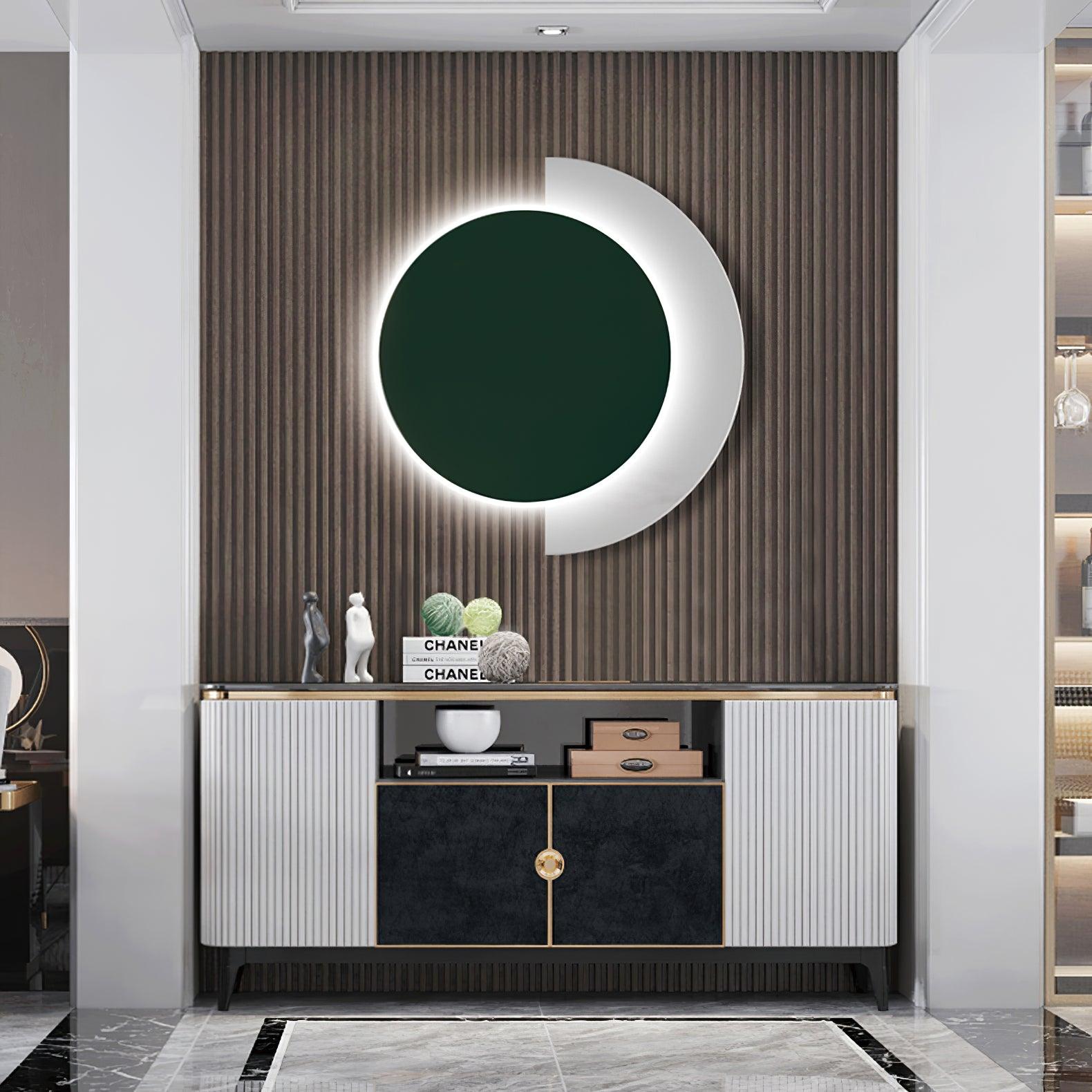WOW Rounded Abstract Art Sconce
