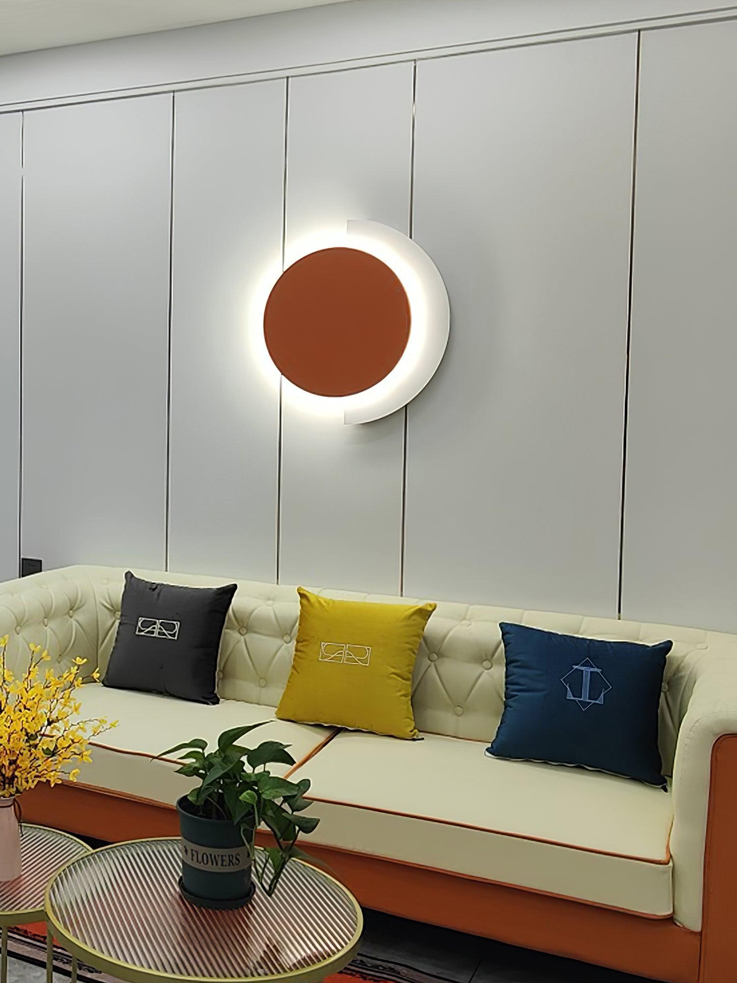 WOW Rounded Abstract Art Sconce