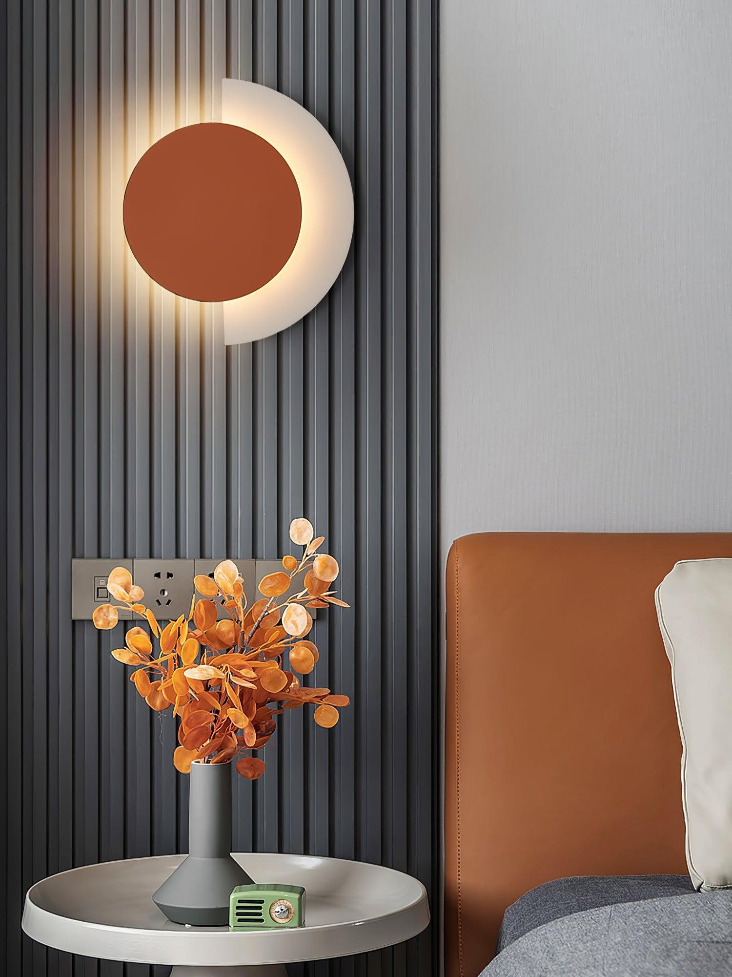WOW Rounded Abstract Art Sconce
