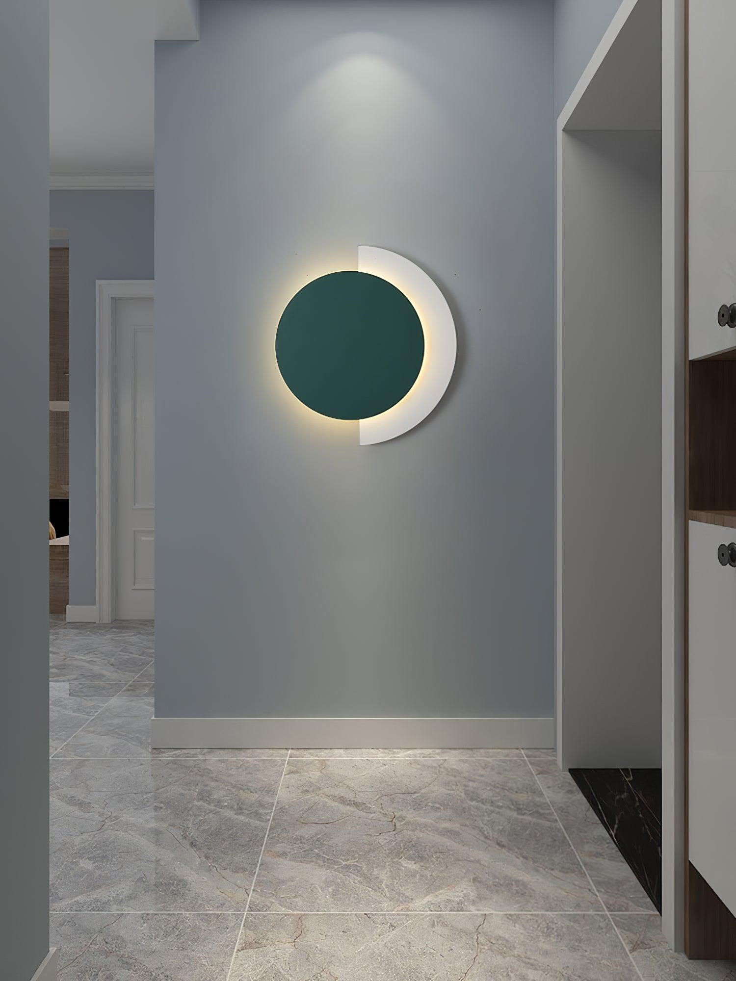 WOW Rounded Abstract Art Sconce