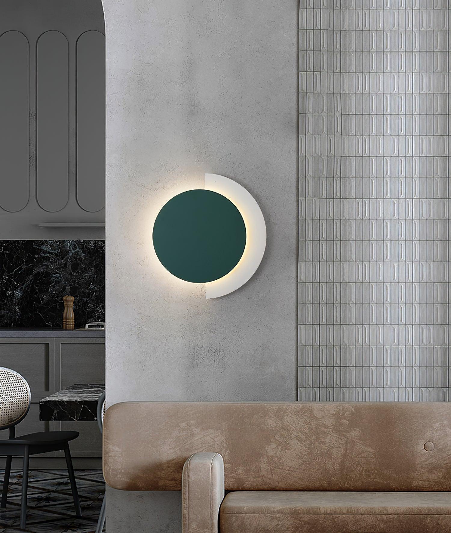 WOW Rounded Abstract Art Sconce
