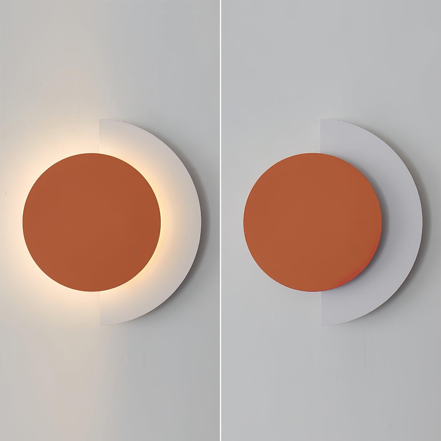WOW Rounded Abstract Art Sconce