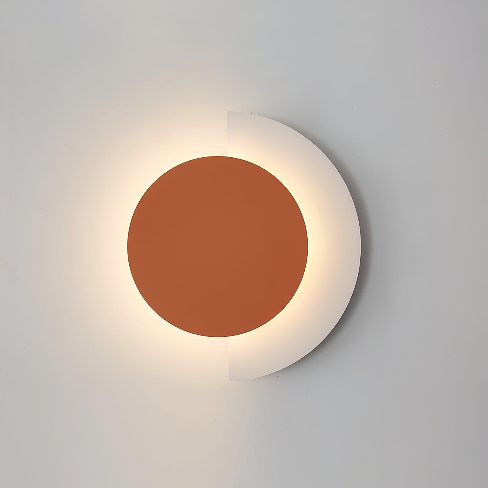 WOW Rounded Abstract Art Sconce