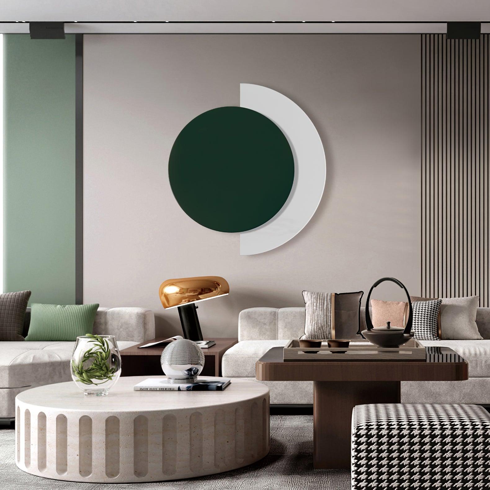 WOW Rounded Abstract Art Sconce
