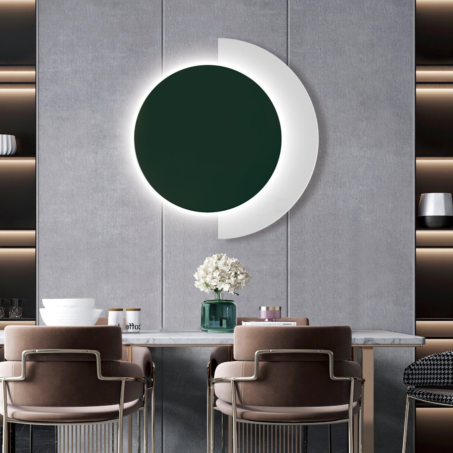 WOW Rounded Abstract Art Sconce