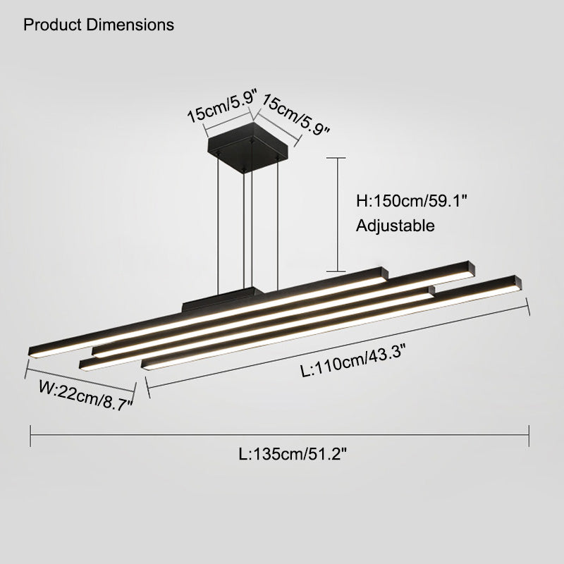 WOW Wireless Linear Led Chandelier-wow2012