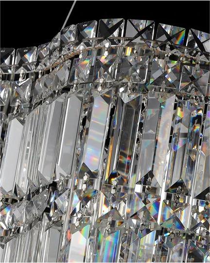 WOW Flower Chrome Crystal Chandelier-wow2405