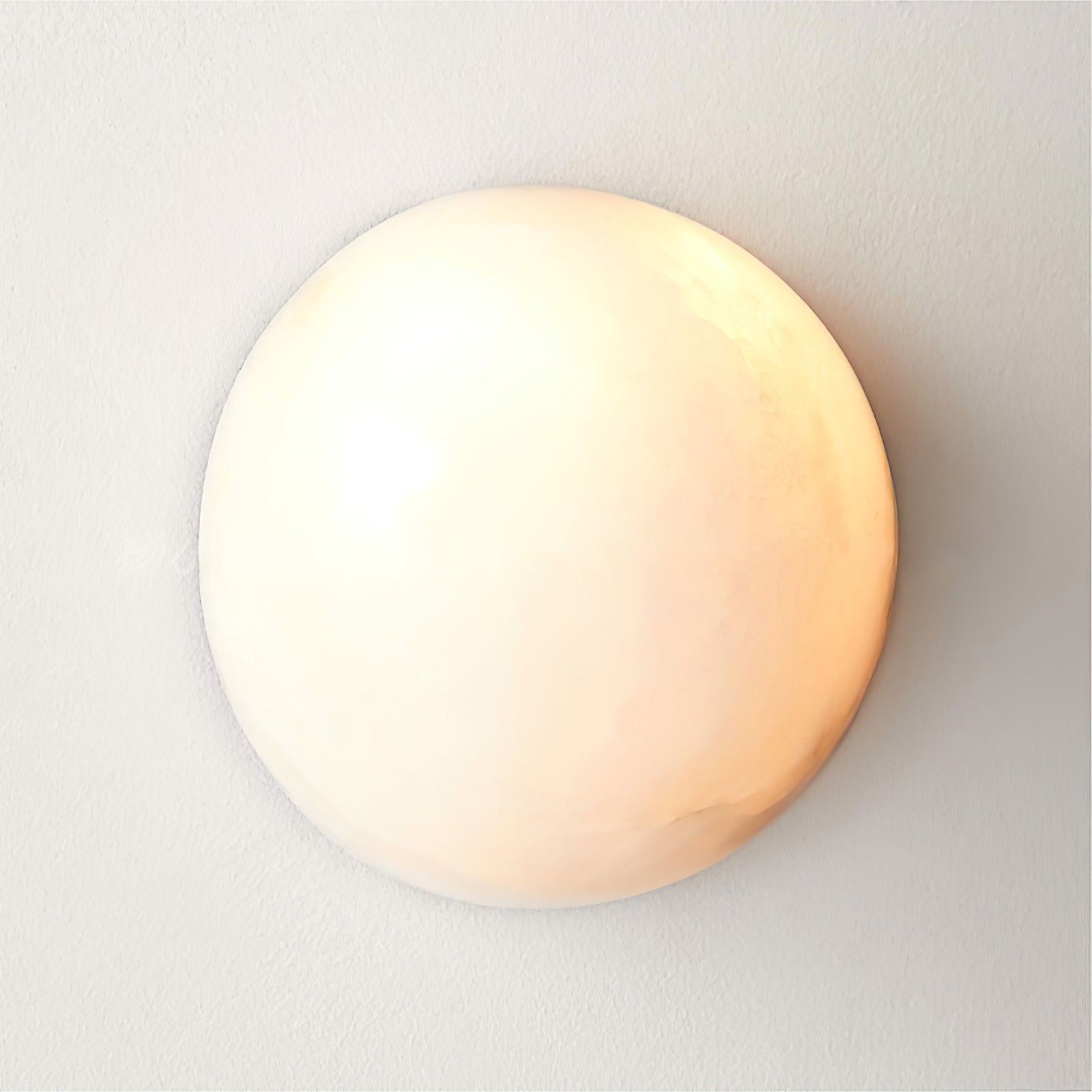 WOW Semicircular Alabaster Wall Lamp