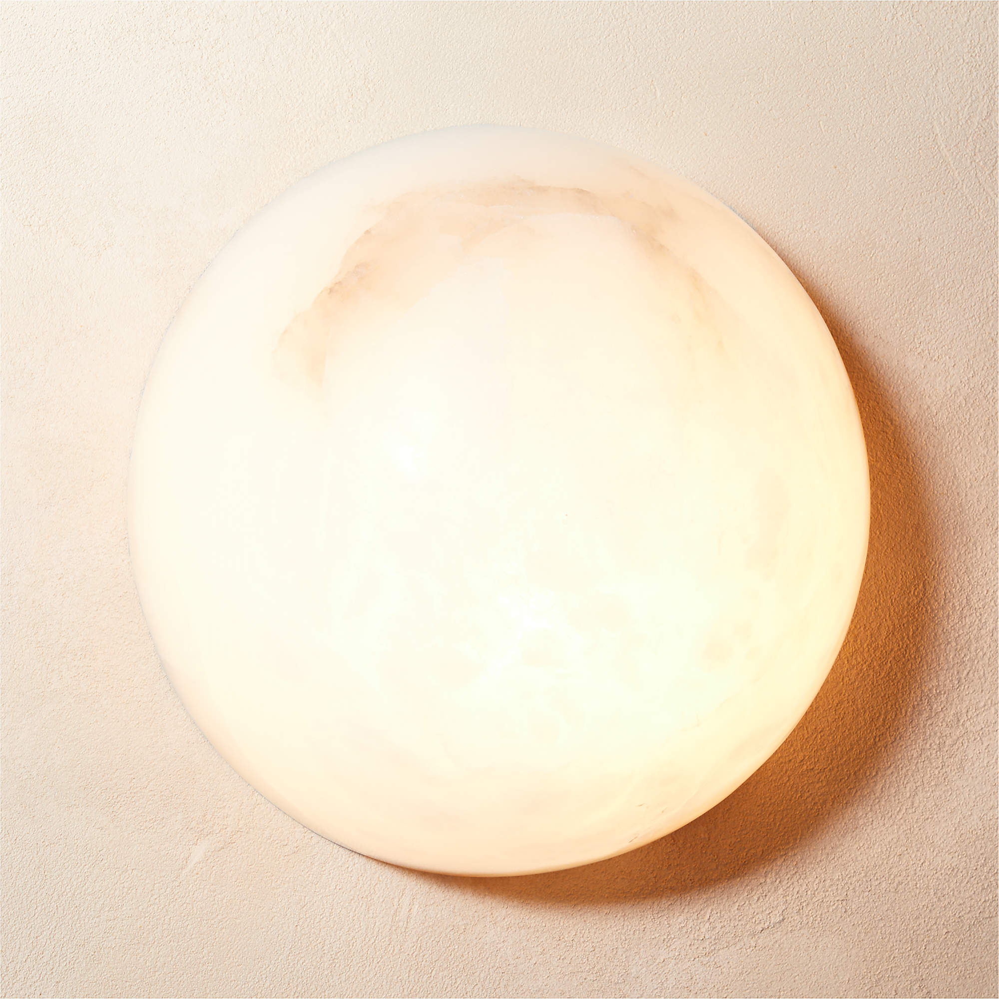 WOW Semicircular Alabaster Wall Lamp
