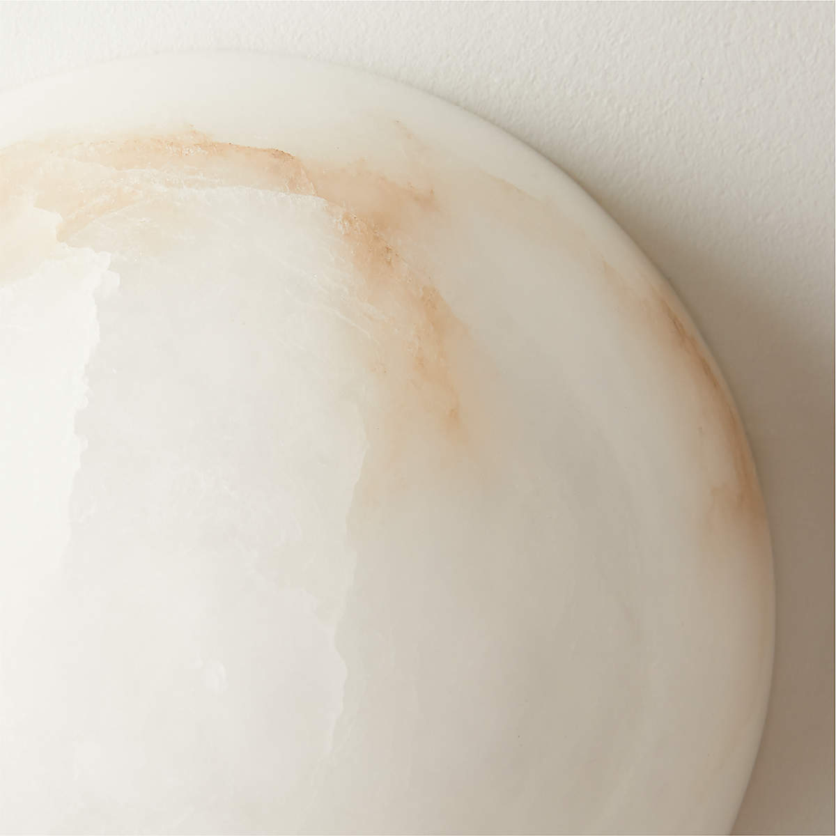 WOW Semicircular Alabaster Wall Lamp