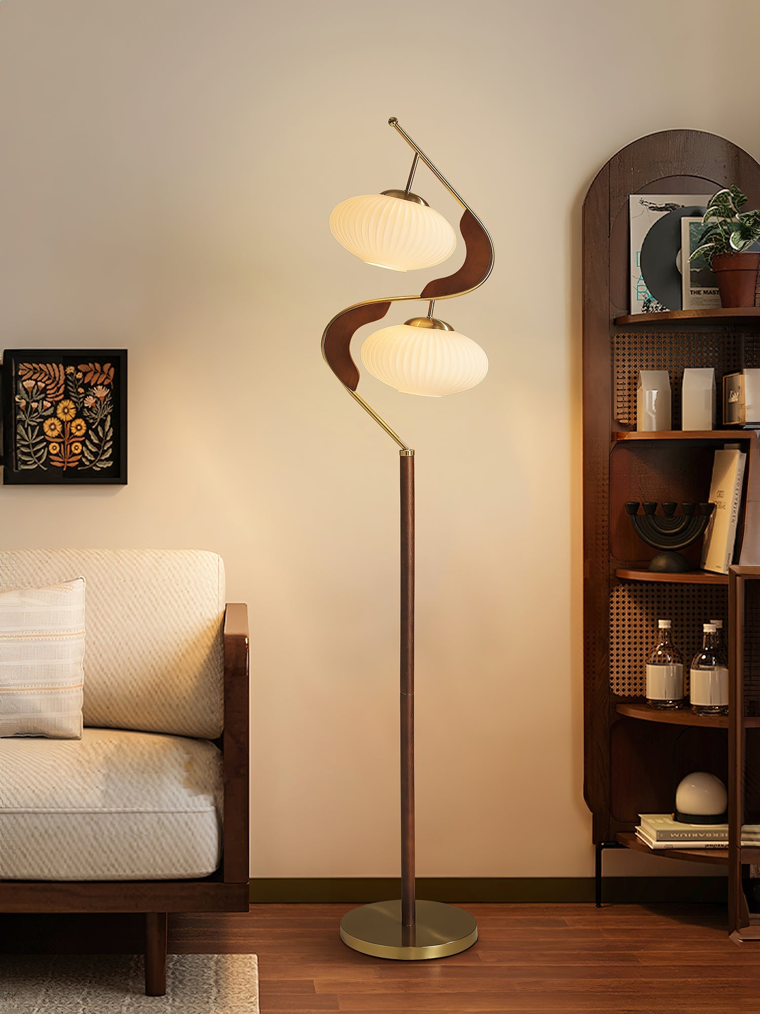 WOW Serenita Double Shade Floor Lamp