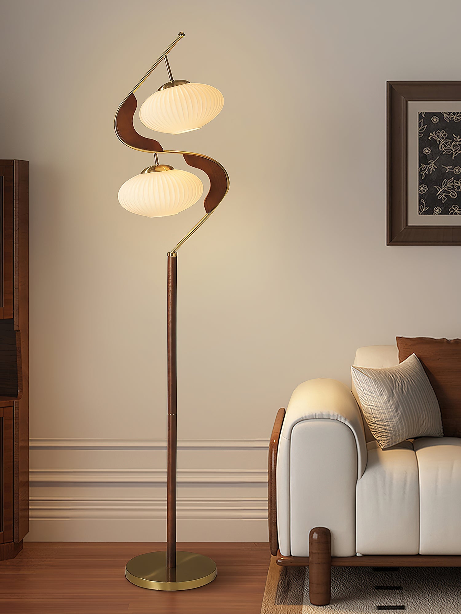 WOW Serenita Double Shade Floor Lamp