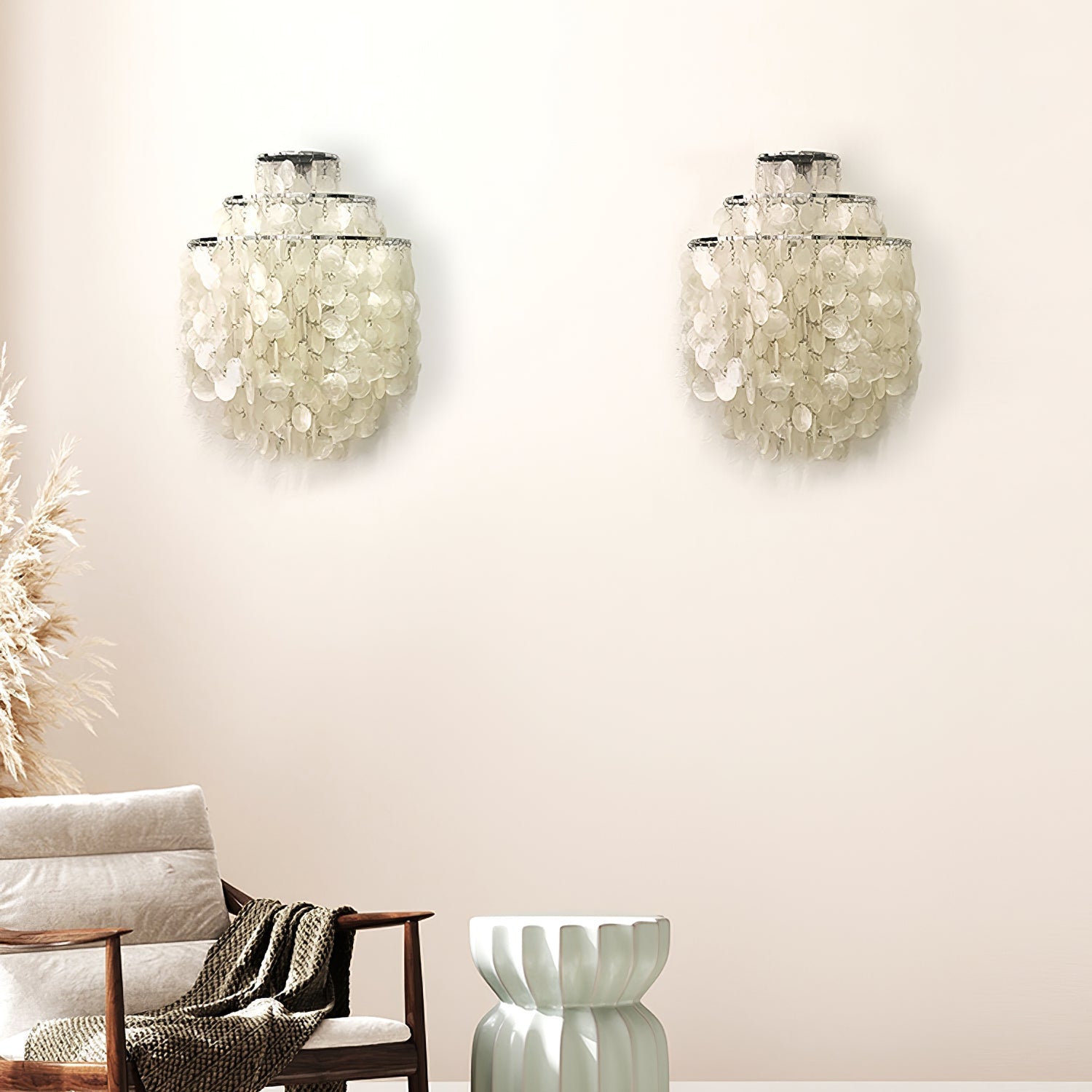 WOW Shell Cascading Wall Light