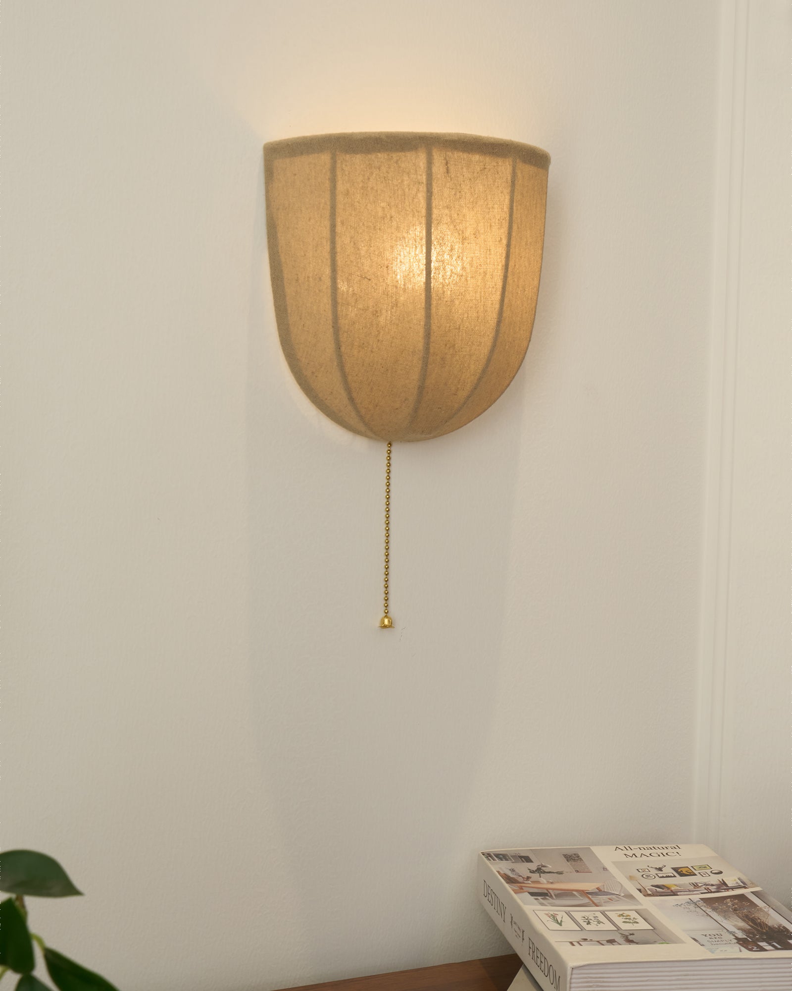 WOW Sienna Linen Wall Sconce