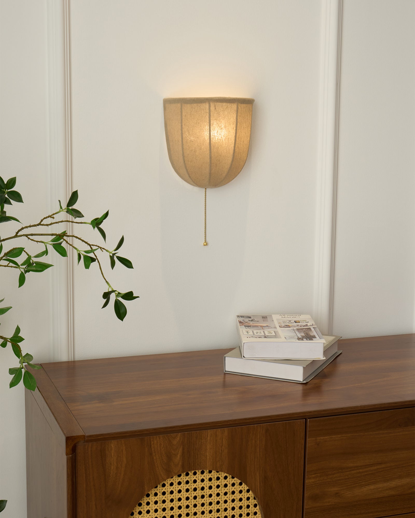 WOW Sienna Linen Wall Sconce