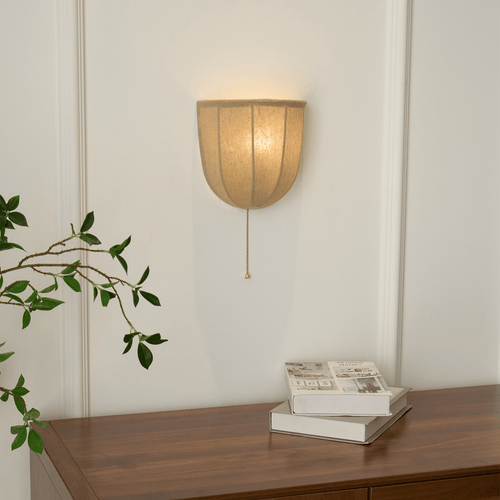 WOW Sienna Linen Wall Sconce