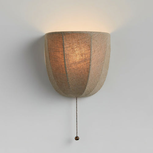 WOW Sienna Linen Wall Sconce