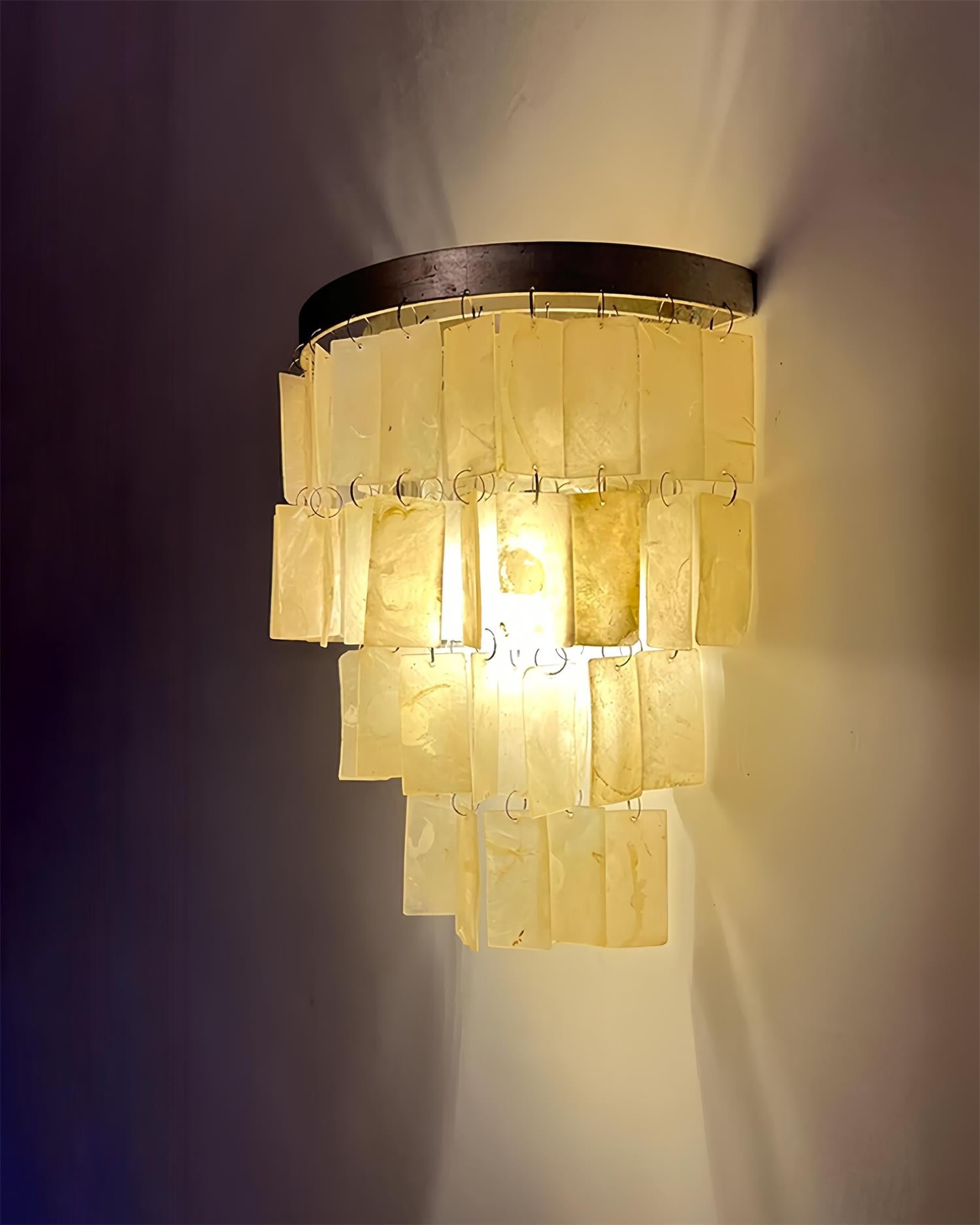 WOW Skye Shell Tiered Wall Lamp