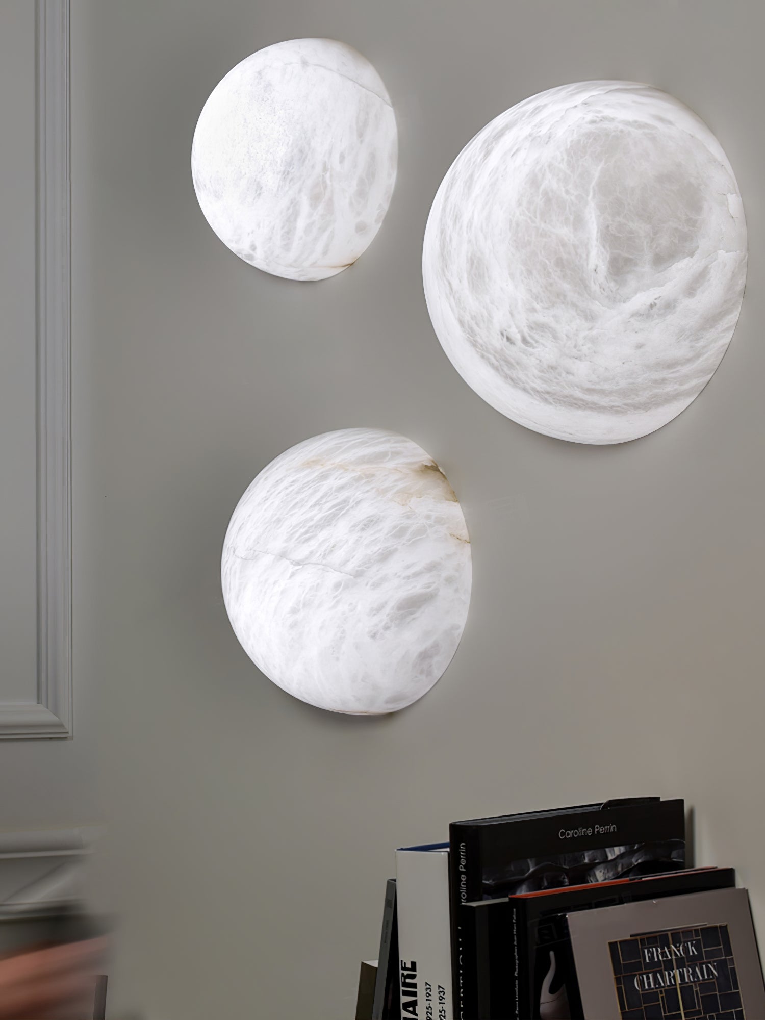 WOW Snowflake Alabaster Wall Sconce