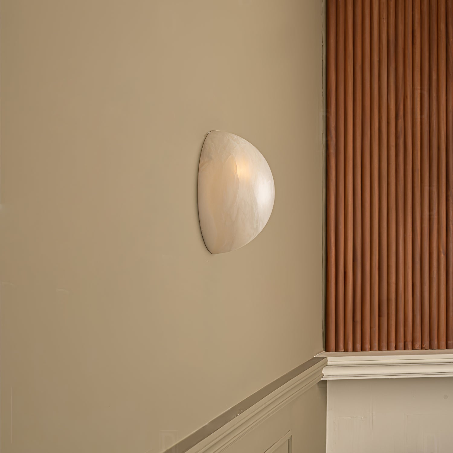 WOW Snowflake Alabaster Wall Sconce