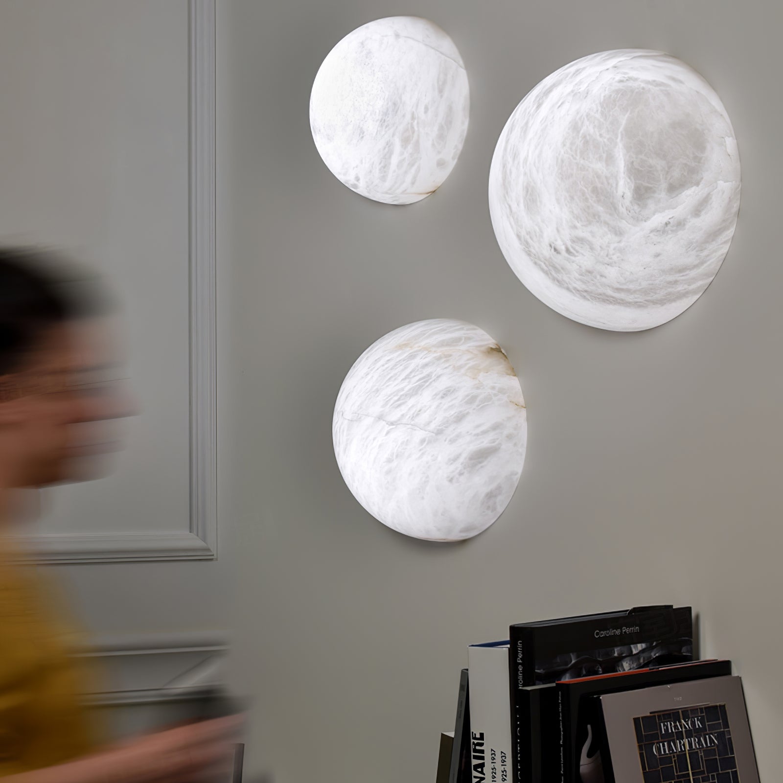 WOW Snowflake Alabaster Wall Sconce