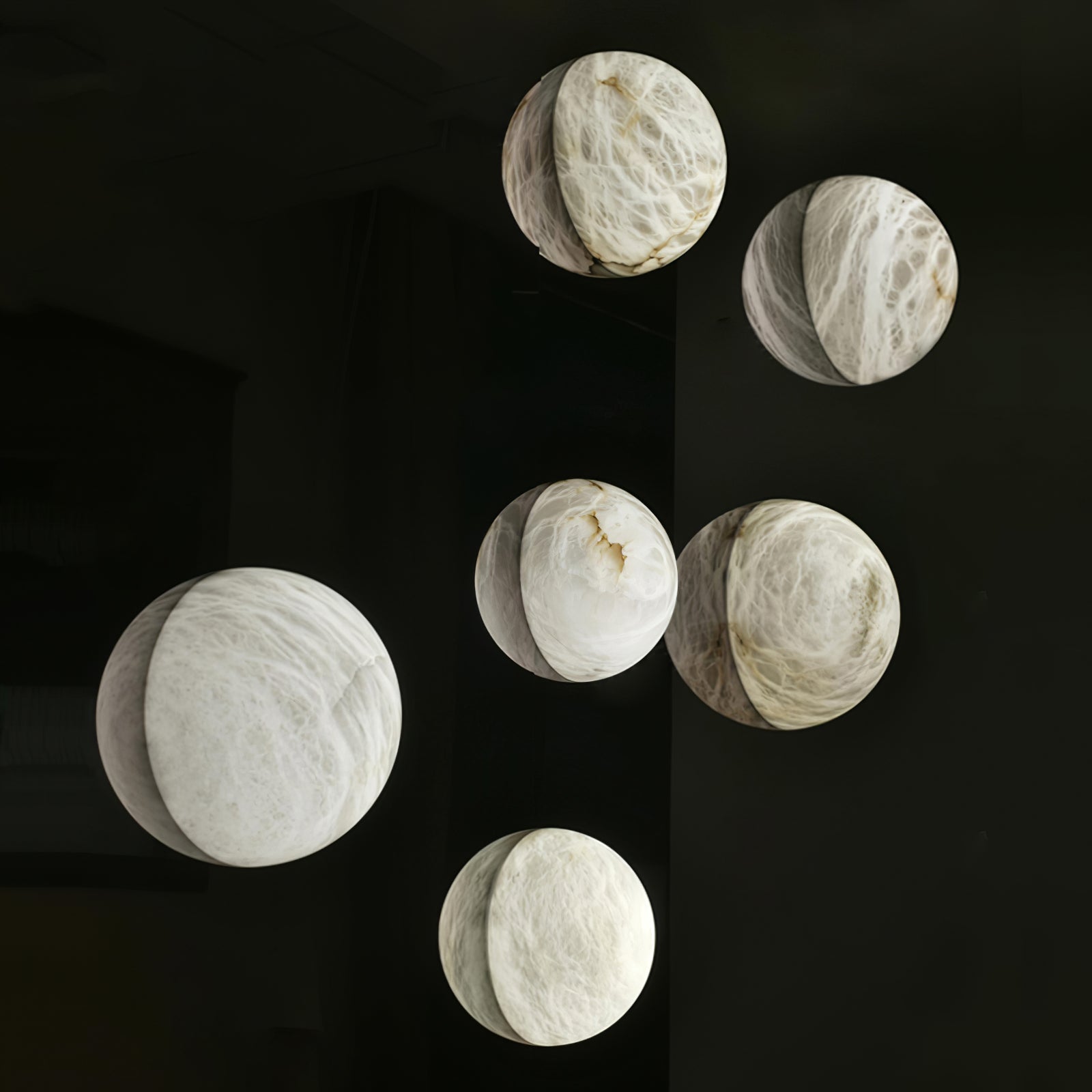 WOW Snowflake Alabaster Wall Sconce