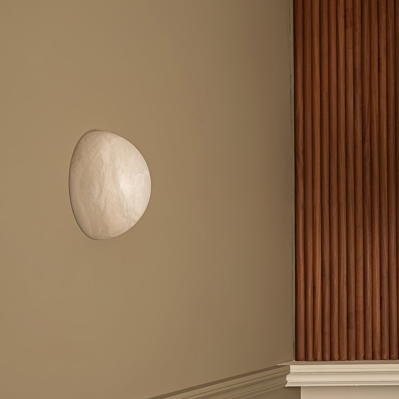 WOW Snowflake Alabaster Wall Sconce