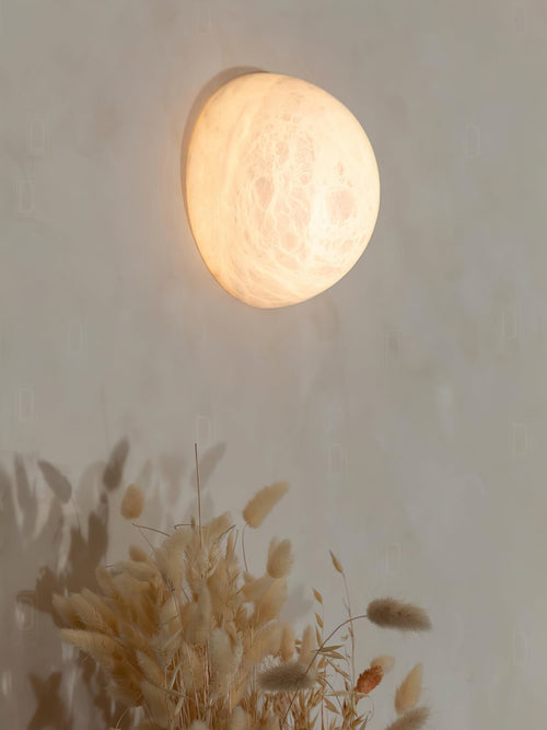 WOW Snowflake Alabaster Wall Sconce