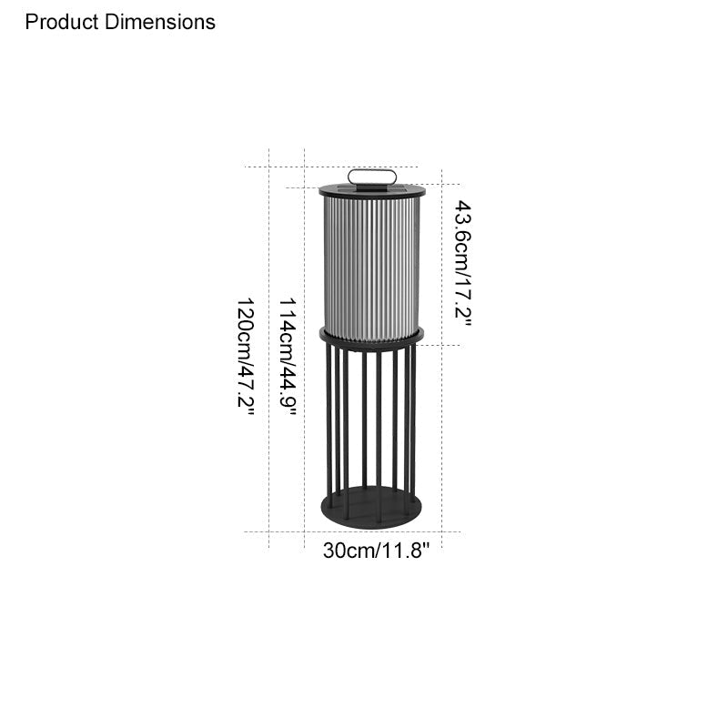 WOW Solar Pleated Glass Lantern-wow9043