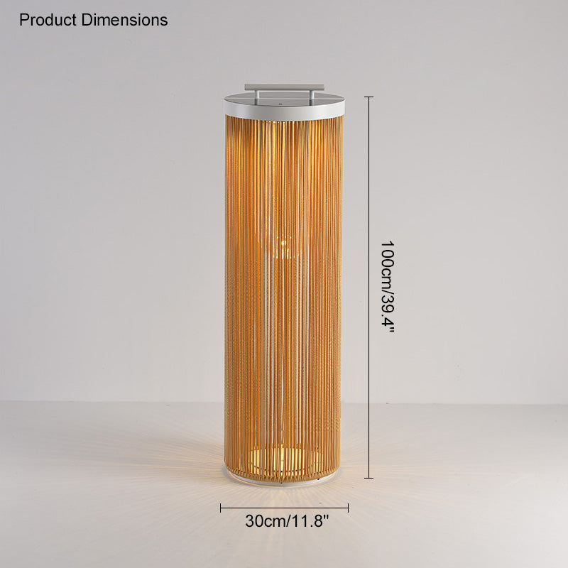 WOW Outdoor Solar Portable Wicker Lantern-wow9020
