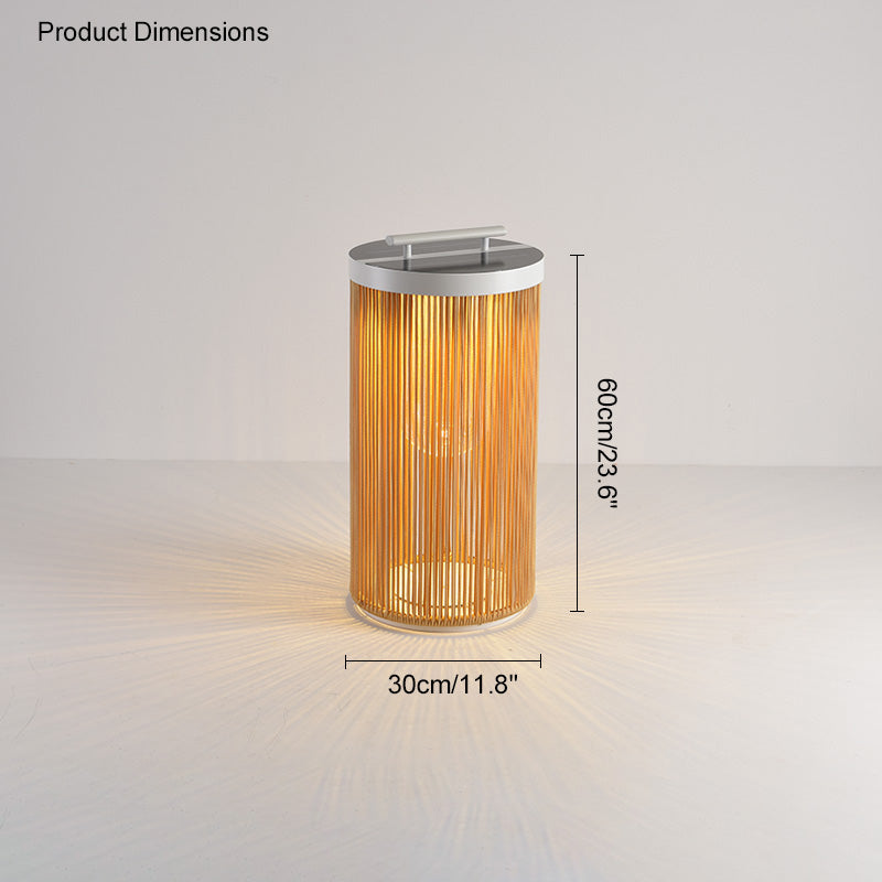 WOW Outdoor Solar Portable Wicker Lantern-wow9020