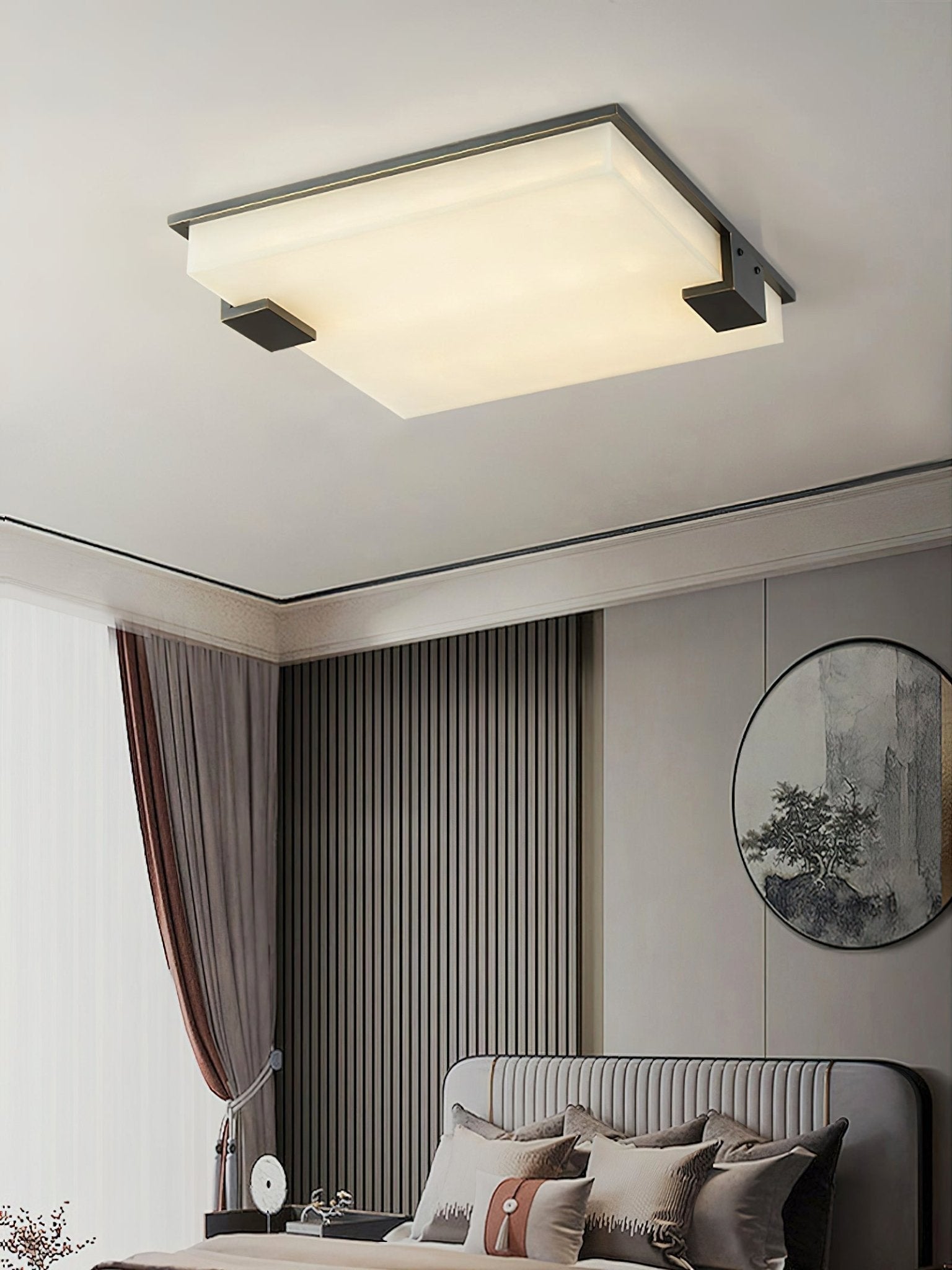 WOW Square Alabaster Ceiling Lamp