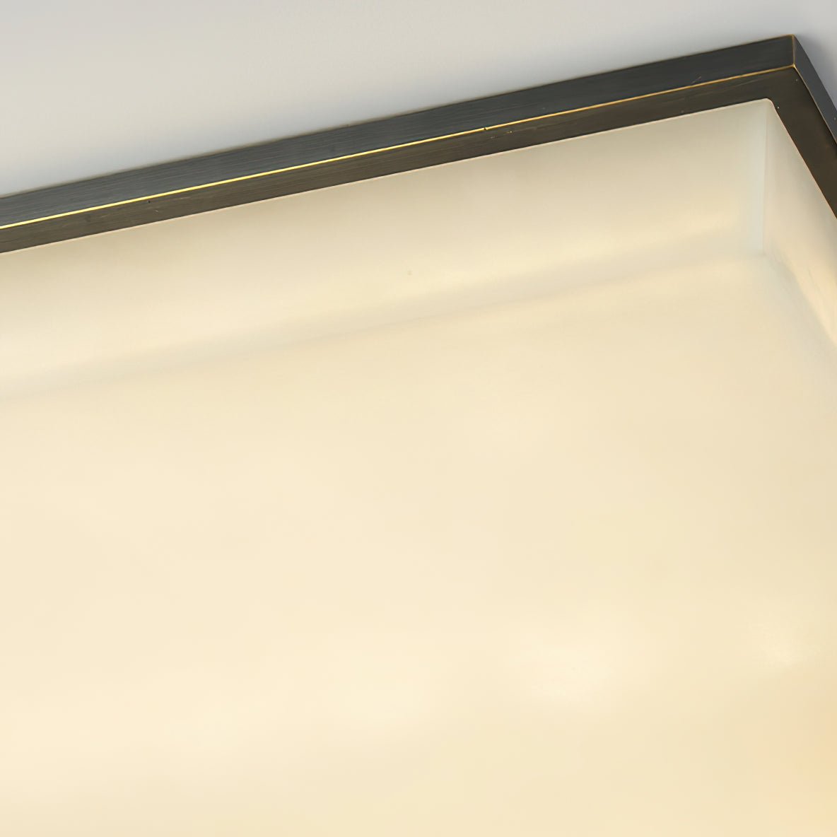 WOW Square Alabaster Ceiling Lamp