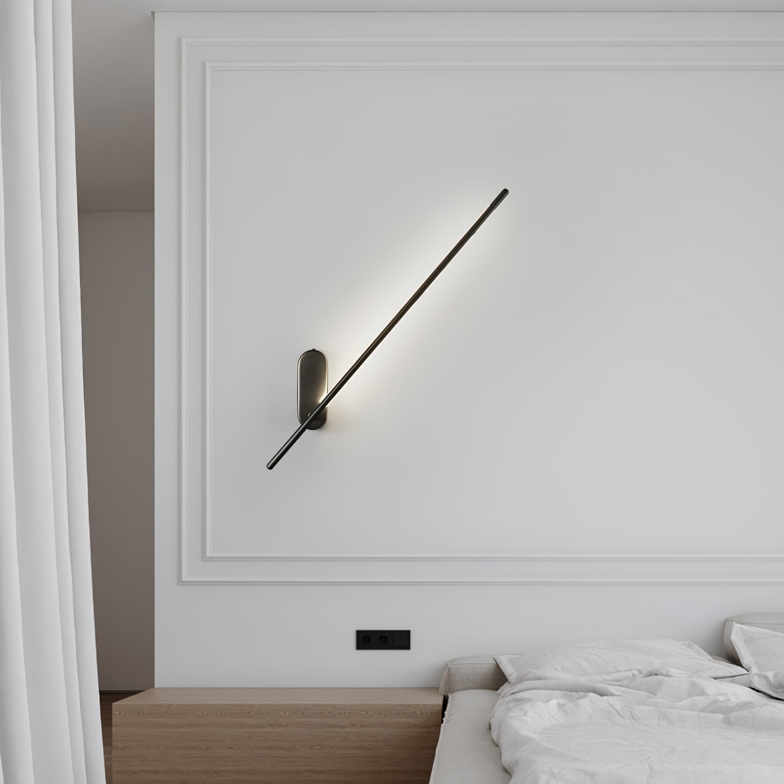 WOW Stick Shaped Plug In Sconce