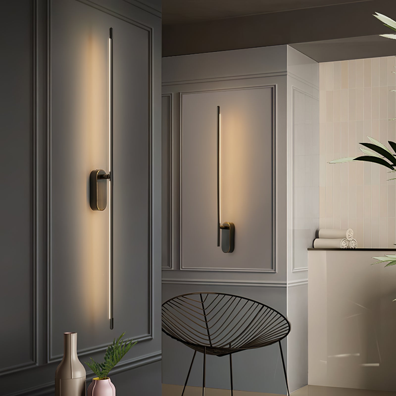 WOW Stick Shaped Plug In Sconce