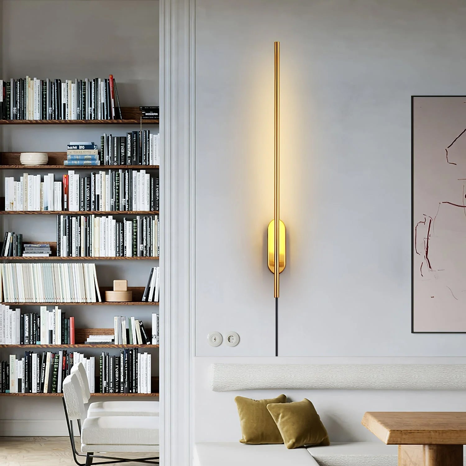 WOW Stick Shaped Plug In Sconce