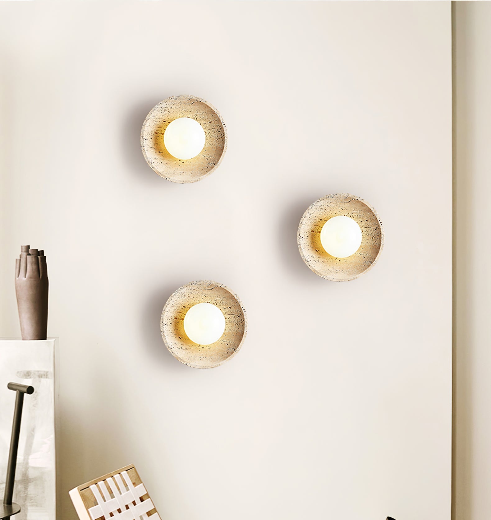 WOW Stone Lunar Eclipse Wall Light