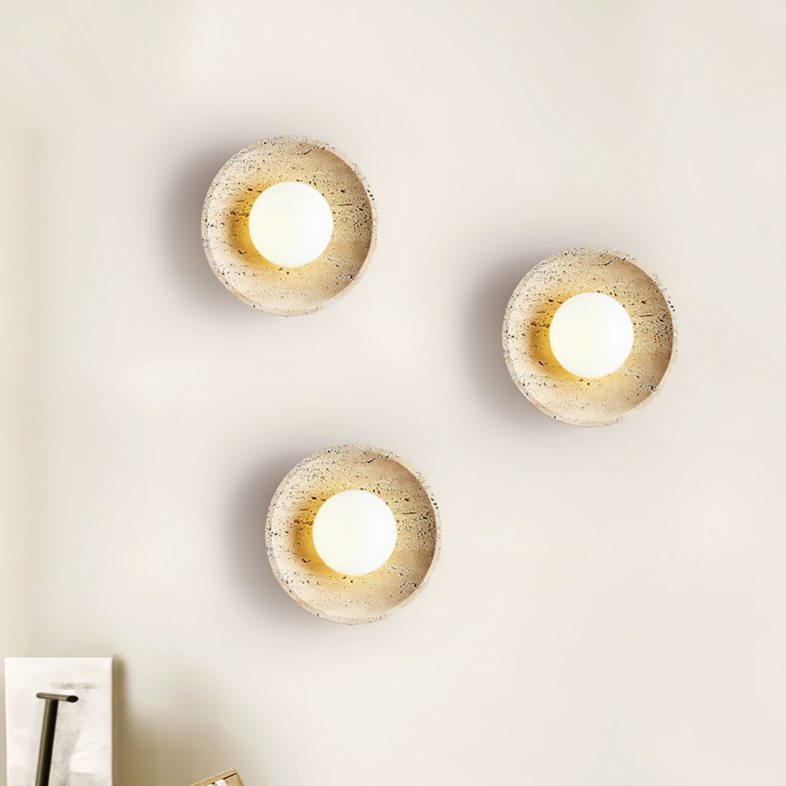 WOW Stone Lunar Eclipse Wall Light