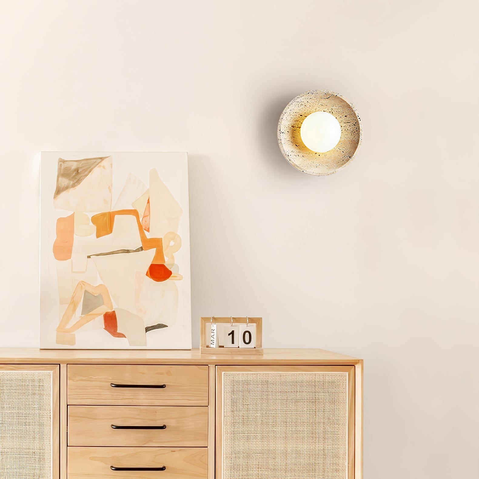 WOW Stone Lunar Eclipse Wall Light