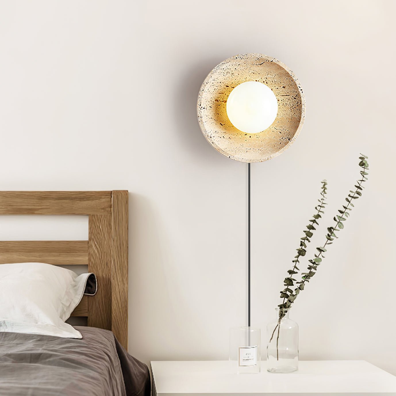 WOW Stone Eclipse Plug-in Wall Light